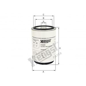 FILTRO RACOR SEM COPO STRALIS/TECTOR/ EUROCARGO/TRAKKER CURSOR