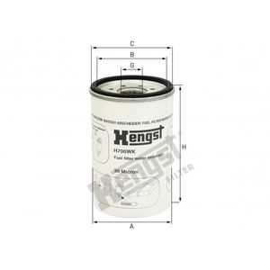 FILTRO RACOR B12R FH NH-12 2004...