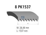 CORREIA-ALTERNADOR-8PK1537-FH13-FM13