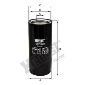 FILTRO LUBRIFICANTE FH12 B7 B58 B10M